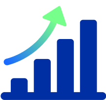 Increasing Graph Icon